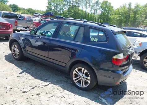 2008 BMW X3 3.0Si from USA, damaged, VIN WBXPC93418WJ02816
